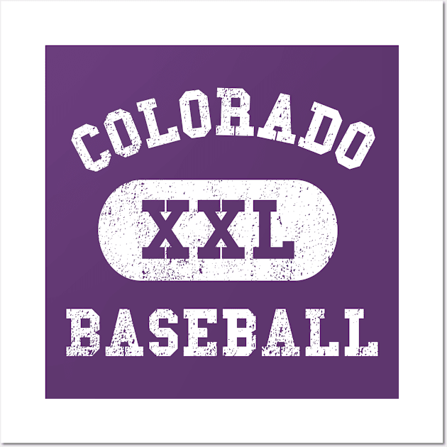 Colorado Baseball III Wall Art by sportlocalshirts